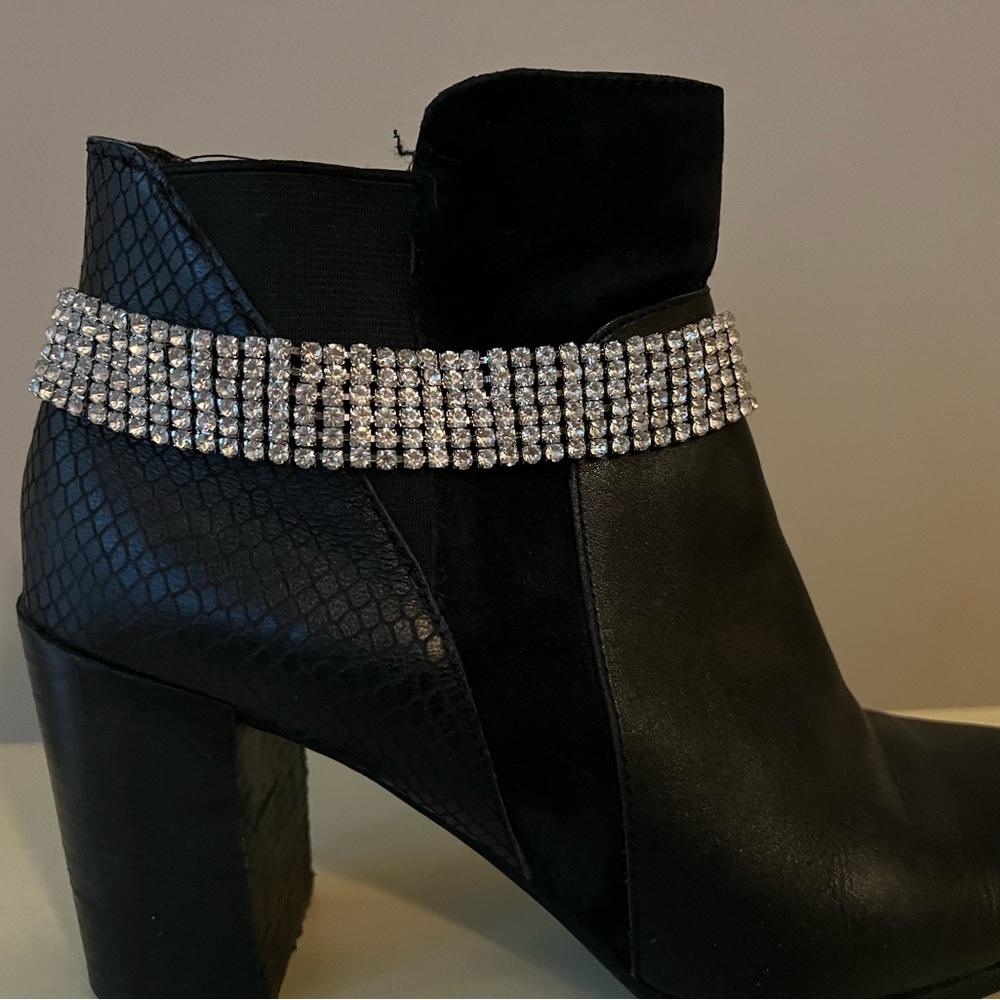 Boot Bands - pair of Rhinestone Bling Boot bands